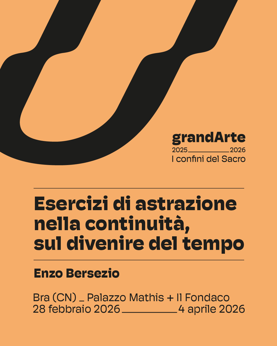 Enzo Bersezio Esercizi di astrazione nella continuità, sul divenire del tempo